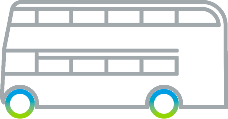 Bus gradient (thick lines) 2