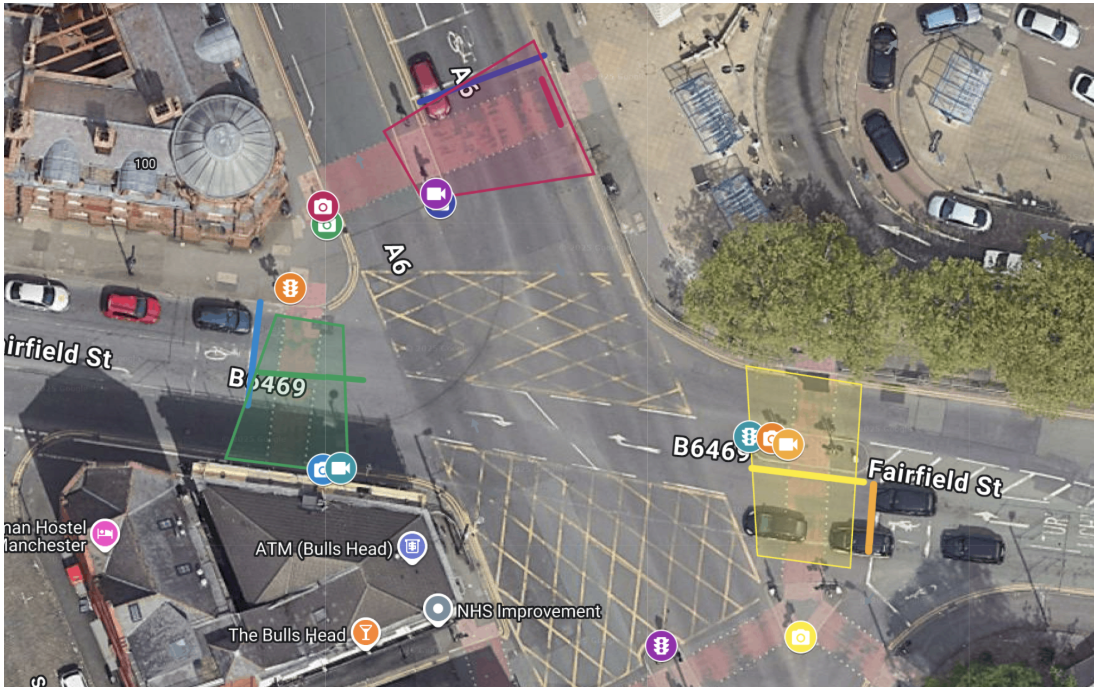 VivaCity Red Light Running feature in Greater Manchester