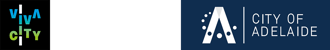 VivaCity and City of Adelaide Portal - Logo - Black