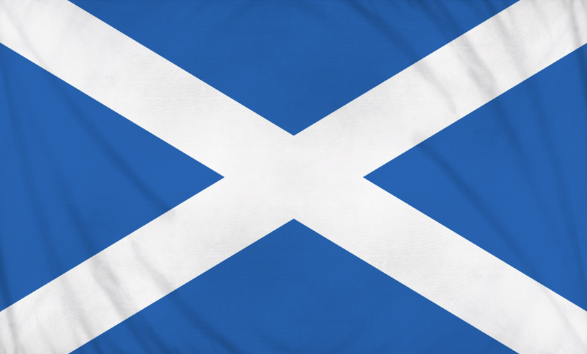 Scotland Flag Crop